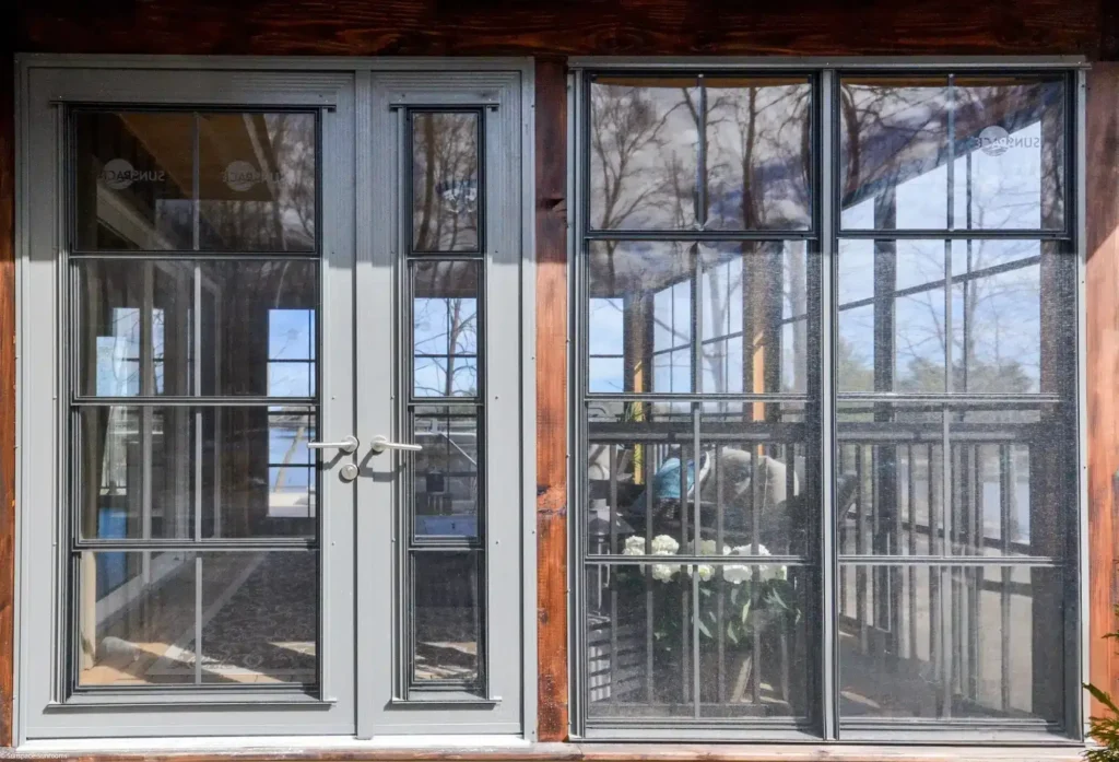 Stylish WeatherMaster™ Door with a balcony, ideal for bringing in natural light and enjoying fresh air in your space.